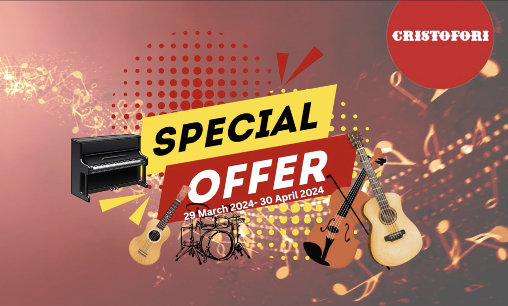 Cristofori Music School Celebrates the Month of April with Exciting Offers!